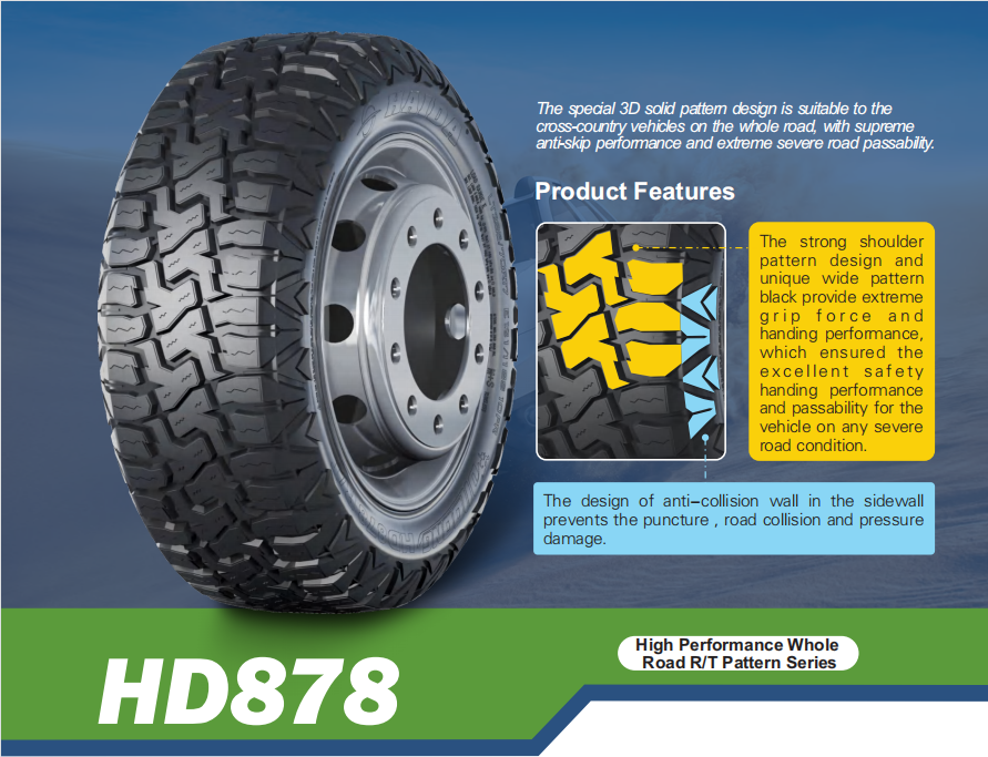 HD868 MT OFF ROAD TYRES HAIDA MILEKING RT TIRE